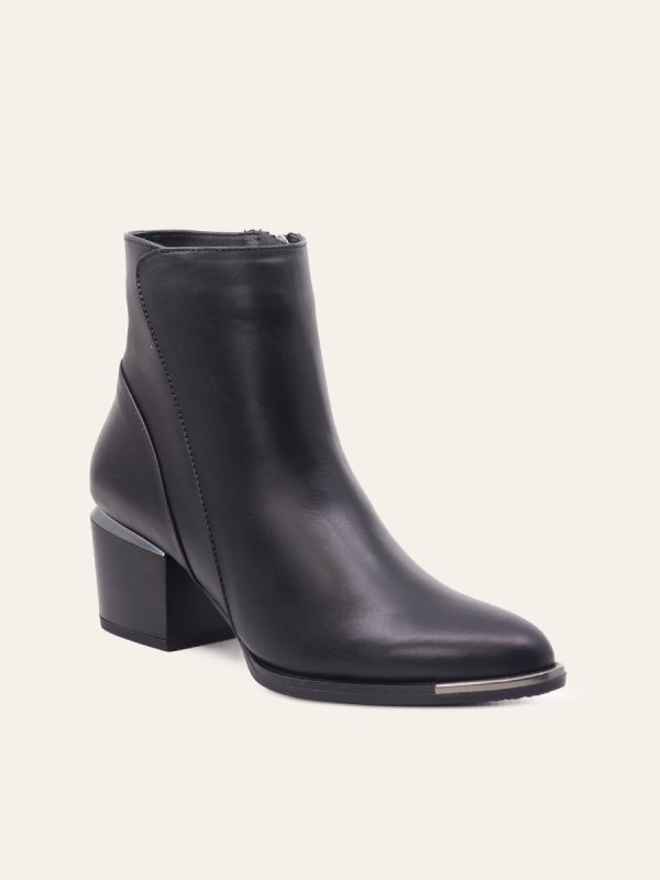 METALLIC DETAIL ANKLE BOOTS — 4