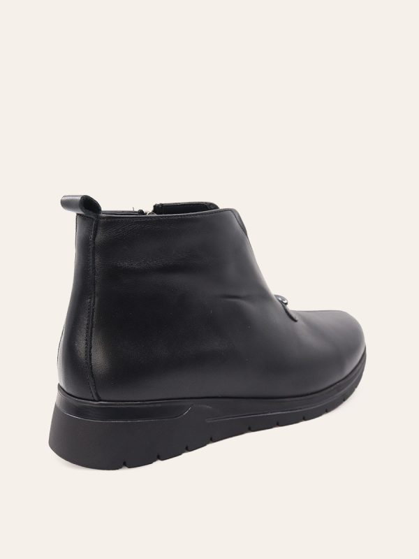 METAL ACCENT ANKLE BOOTS — 4