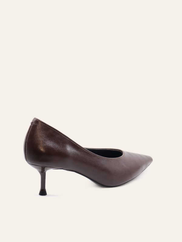 POINTED TOE KITTEN HEEL PUMPS — 4