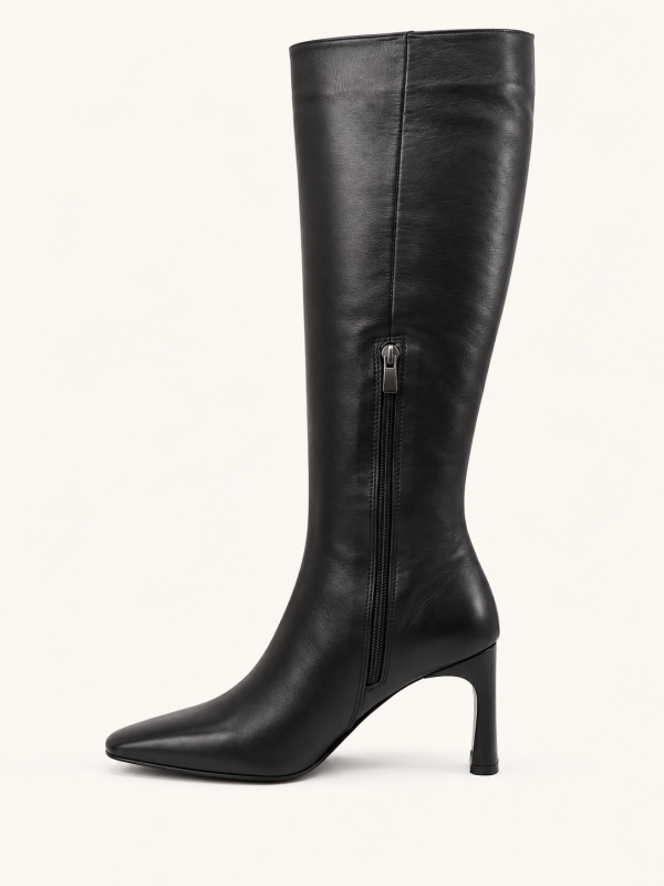 Square Toe Knee-High Boots — 2