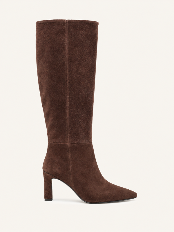 POINTED TOE KNEE-HIGH BOOTS