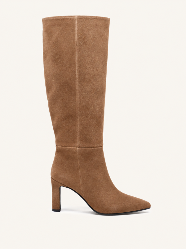 POINTED TOE KNEE-HIGH BOOTS
