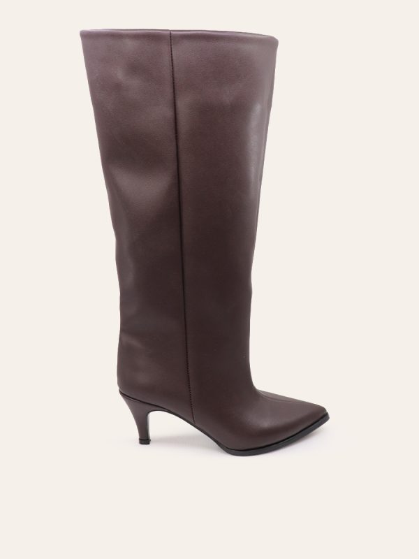 Kitten Heel Knee-High Boots